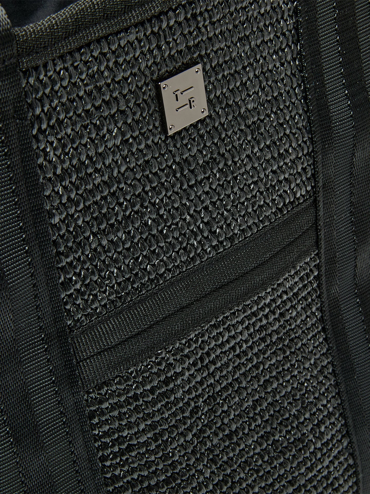 Carbon38 | Capri Tote - Black Raffia
