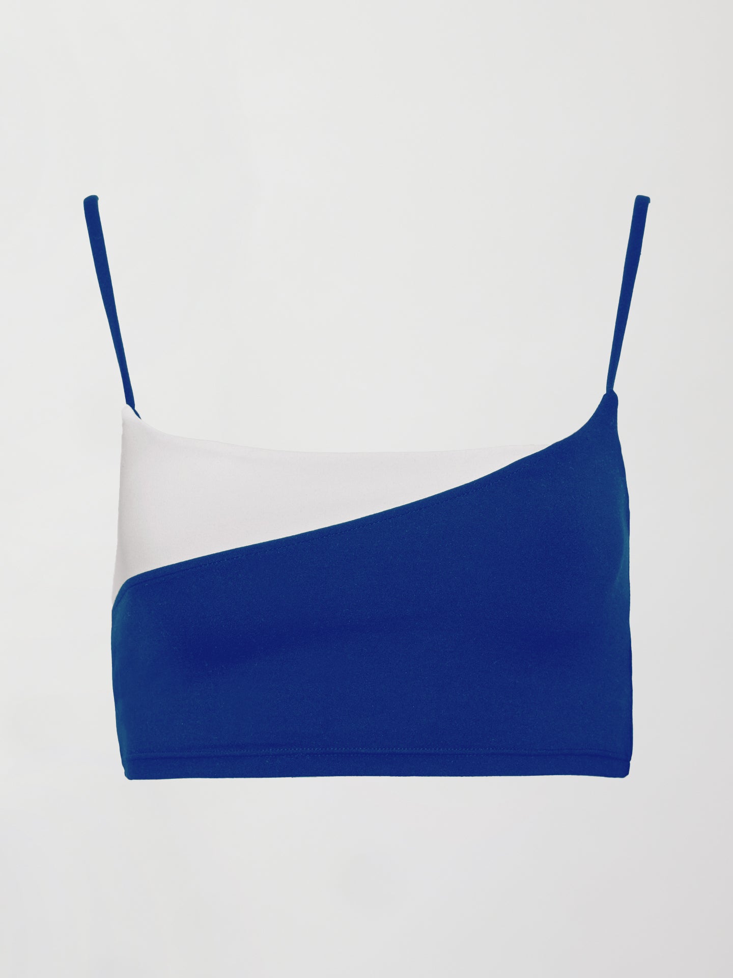 Carbon38 | Spliced Colorblock Bra in Melt - Cobalt/White