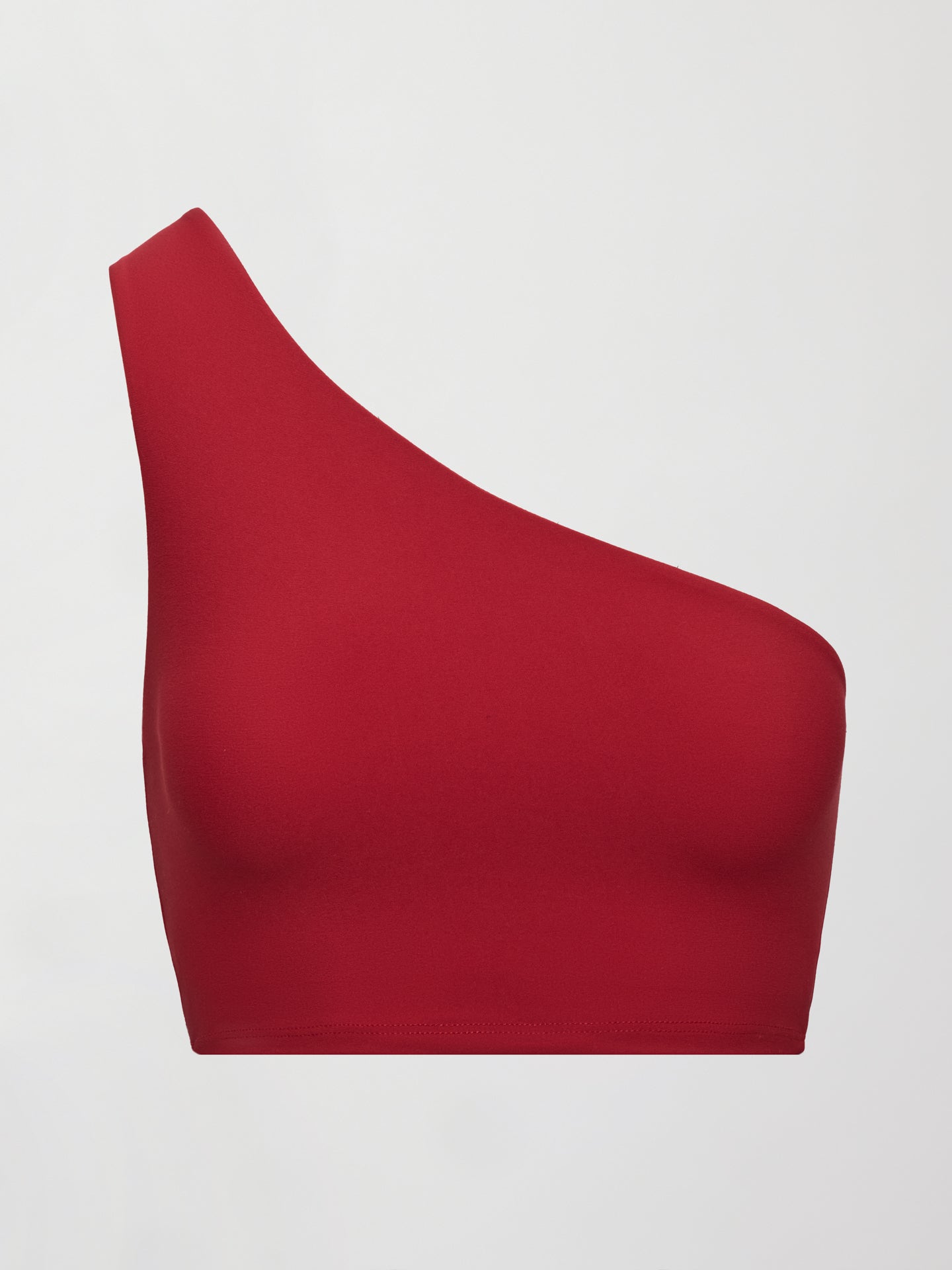 Carbon38 | One Shoulder Bra in Melt - Cherry Red