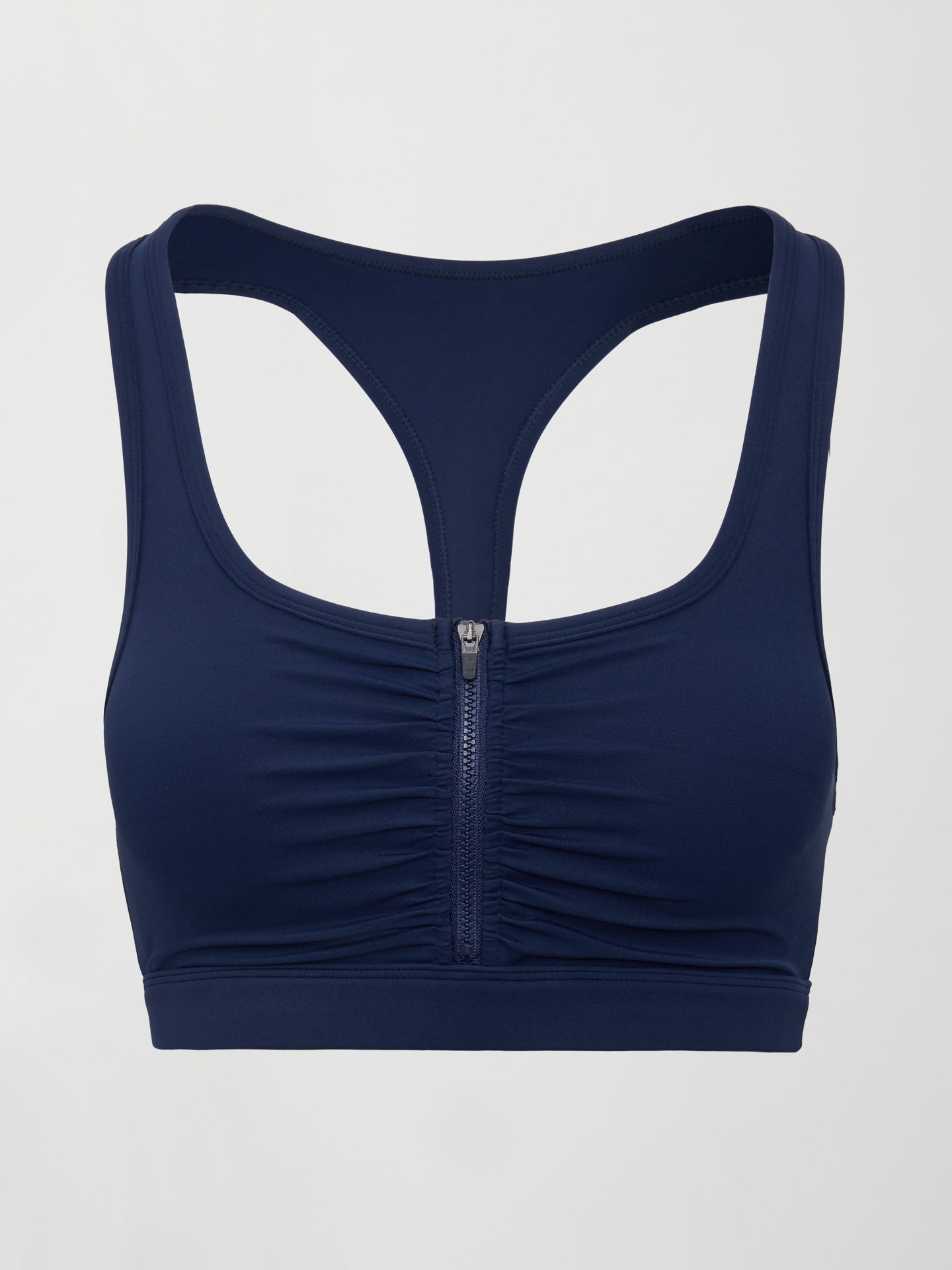Carbon38 | Zipper Bra in Diamond Compression - Navy