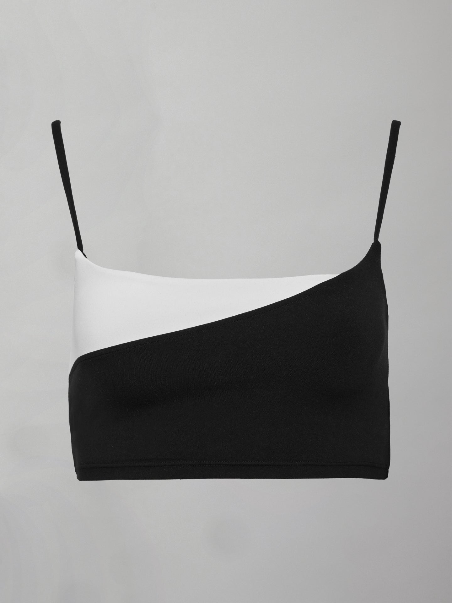Carbon38 | Spliced Colorblock Bra in Melt - Black/White