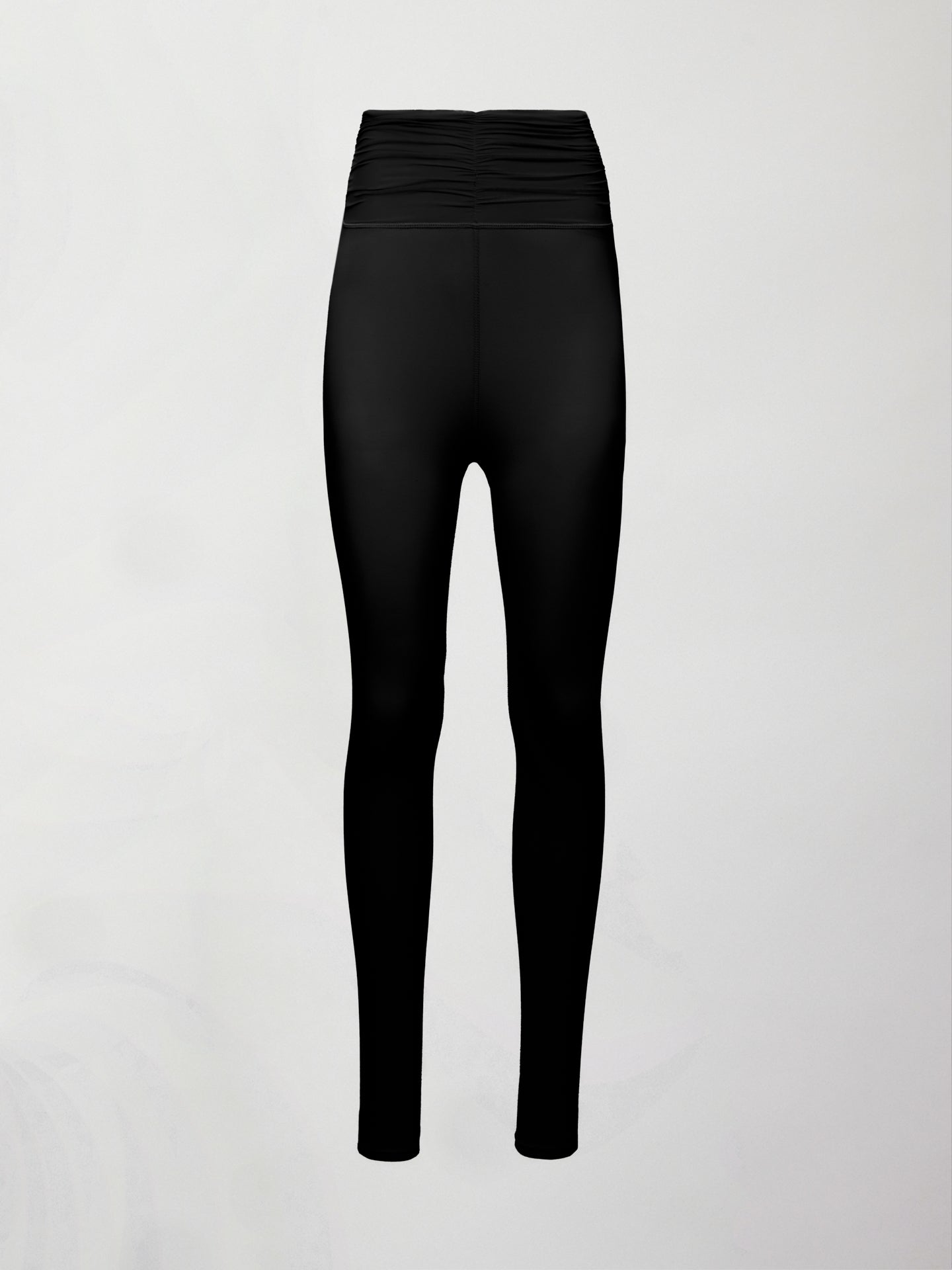 Carbon38 | Ruched Mesh Legging in Melt - Black