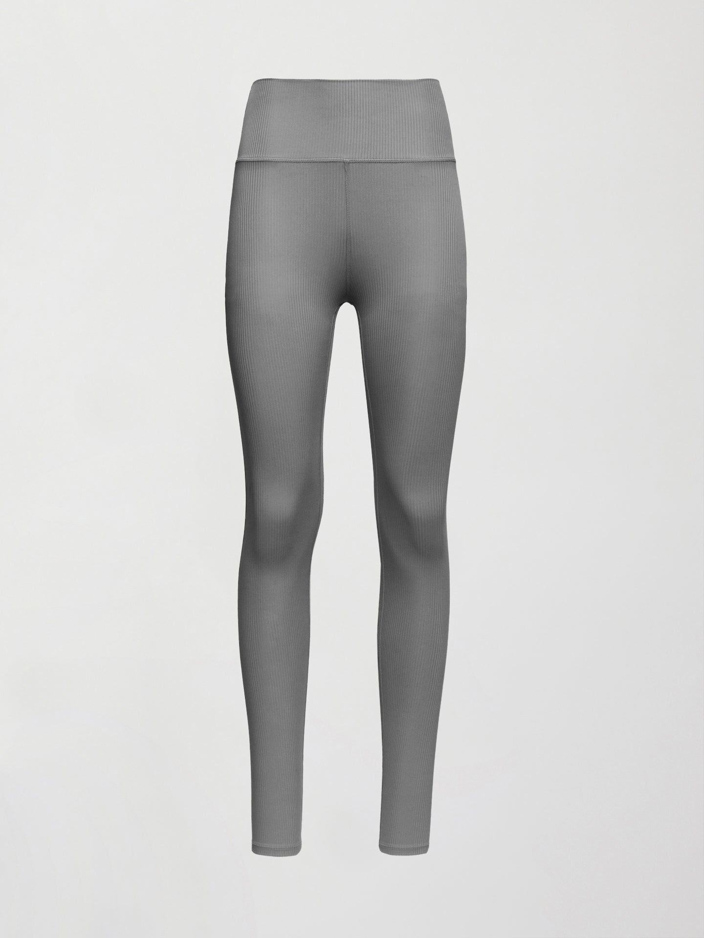Carbon38 | High Rise Legging in Ribbed Melt - Steel Grey