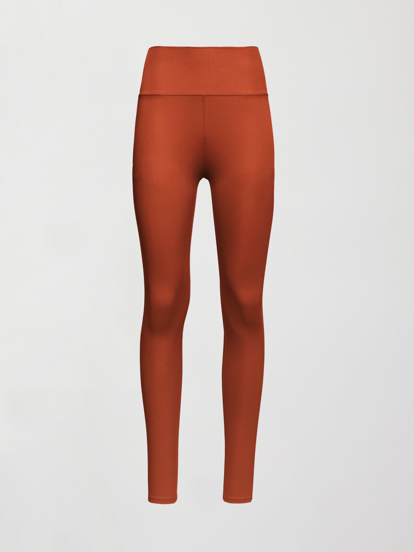 Carbon38 | High Rise Legging in Ribbed Melt - Terracotta