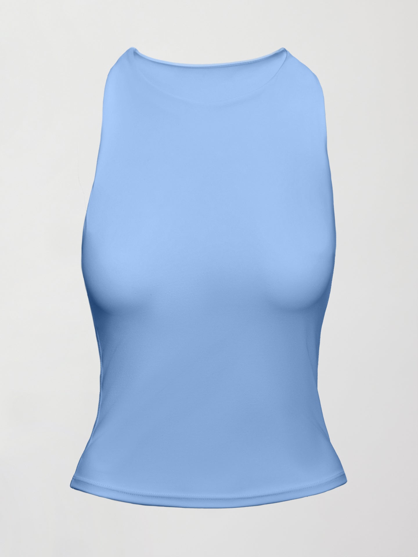 Carbon38 | Racer High Neck Active Tank in Diamond Compression - Serenity