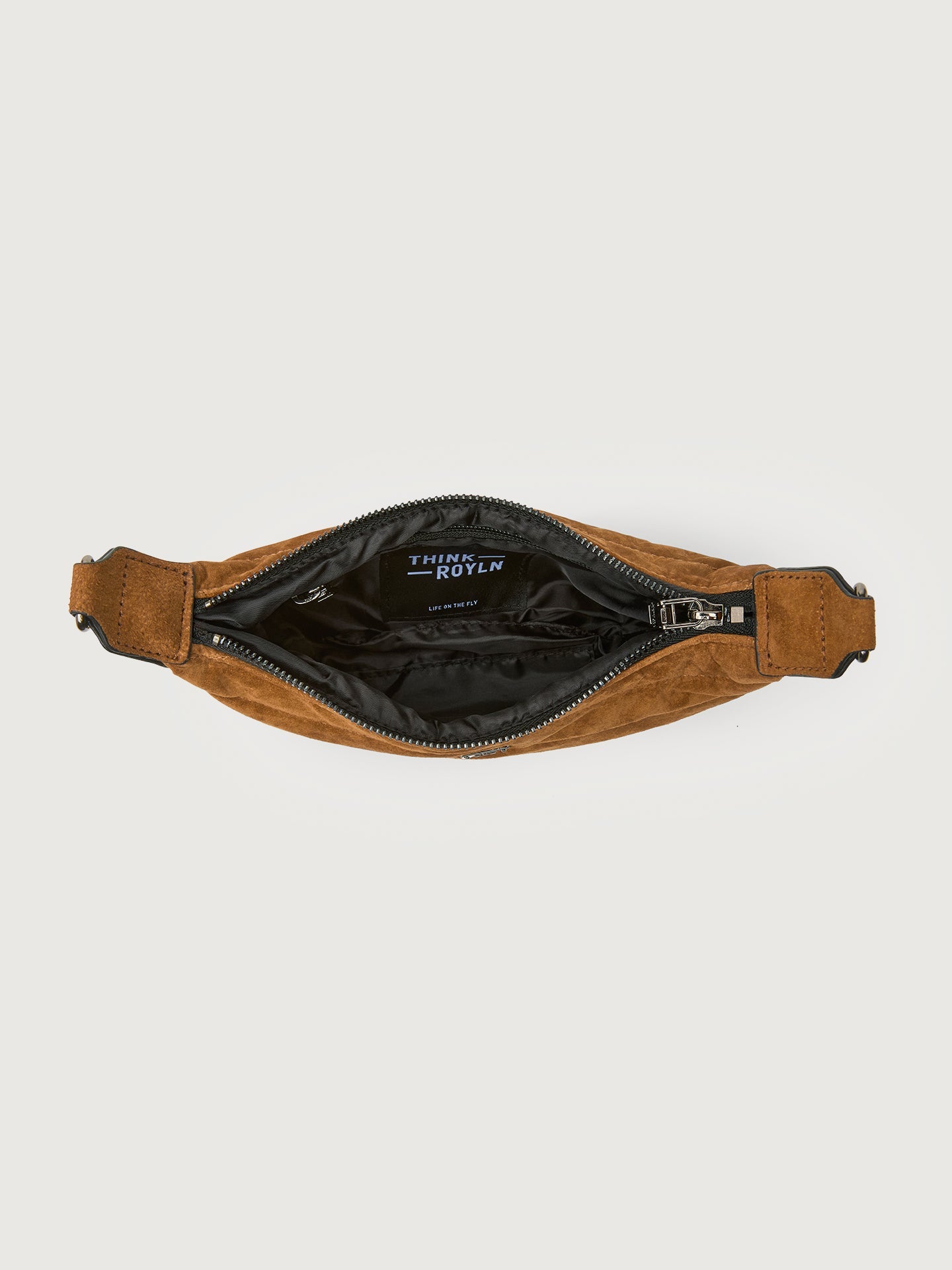 Carbon38 | Mini Moon - Golden Suede/ Gunmetal Hardware/Black/Black Web