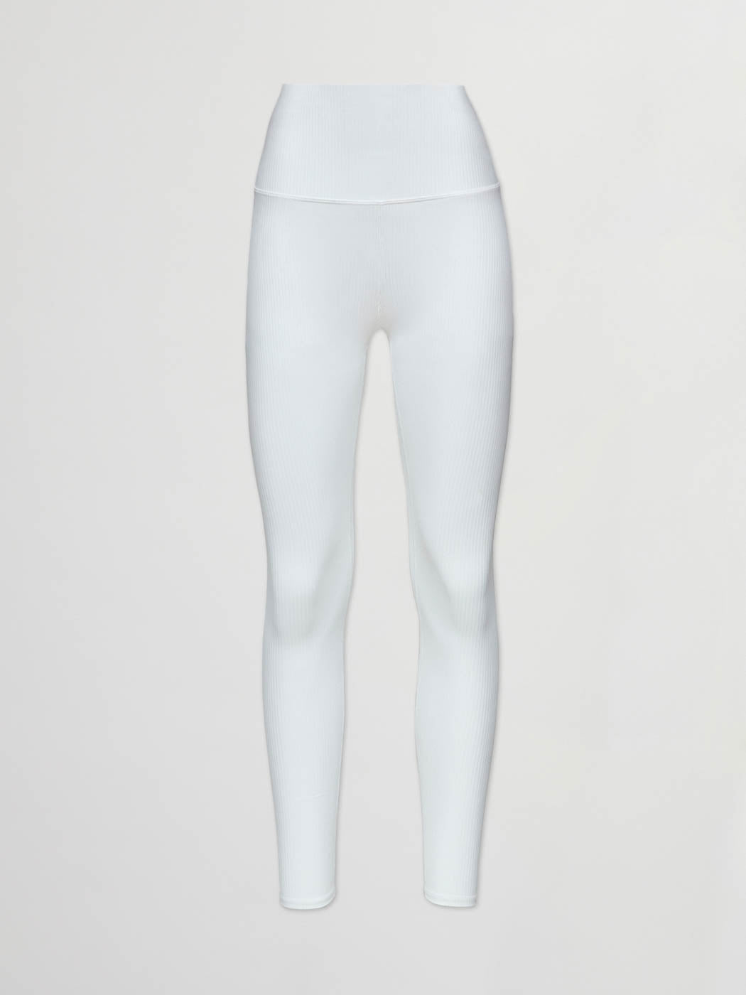 Carbon38 | Ribbed 7/8 Legging in White