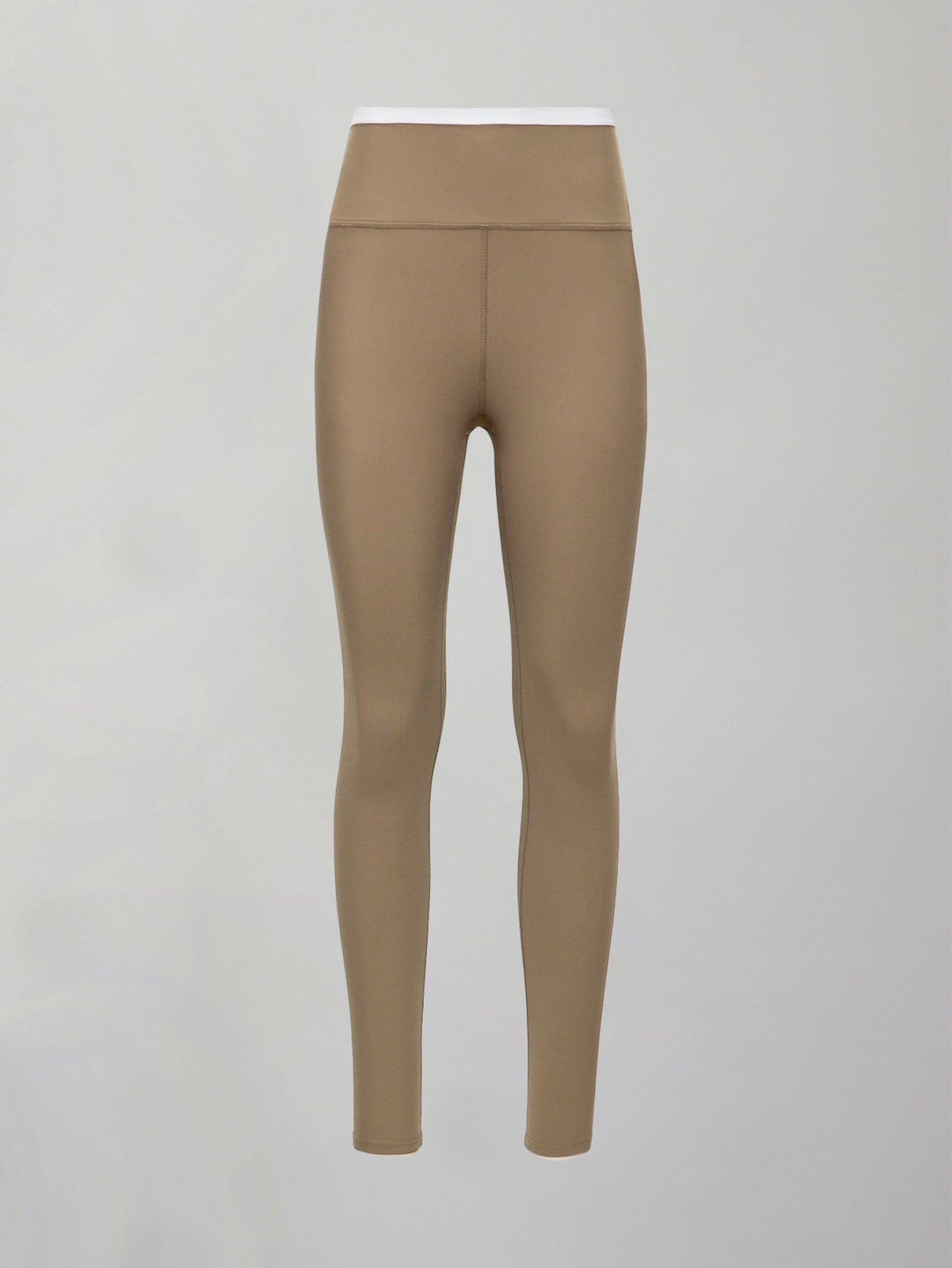 Carbon38 | Contrast Waistband Legging in Melt - Chinchilla / White