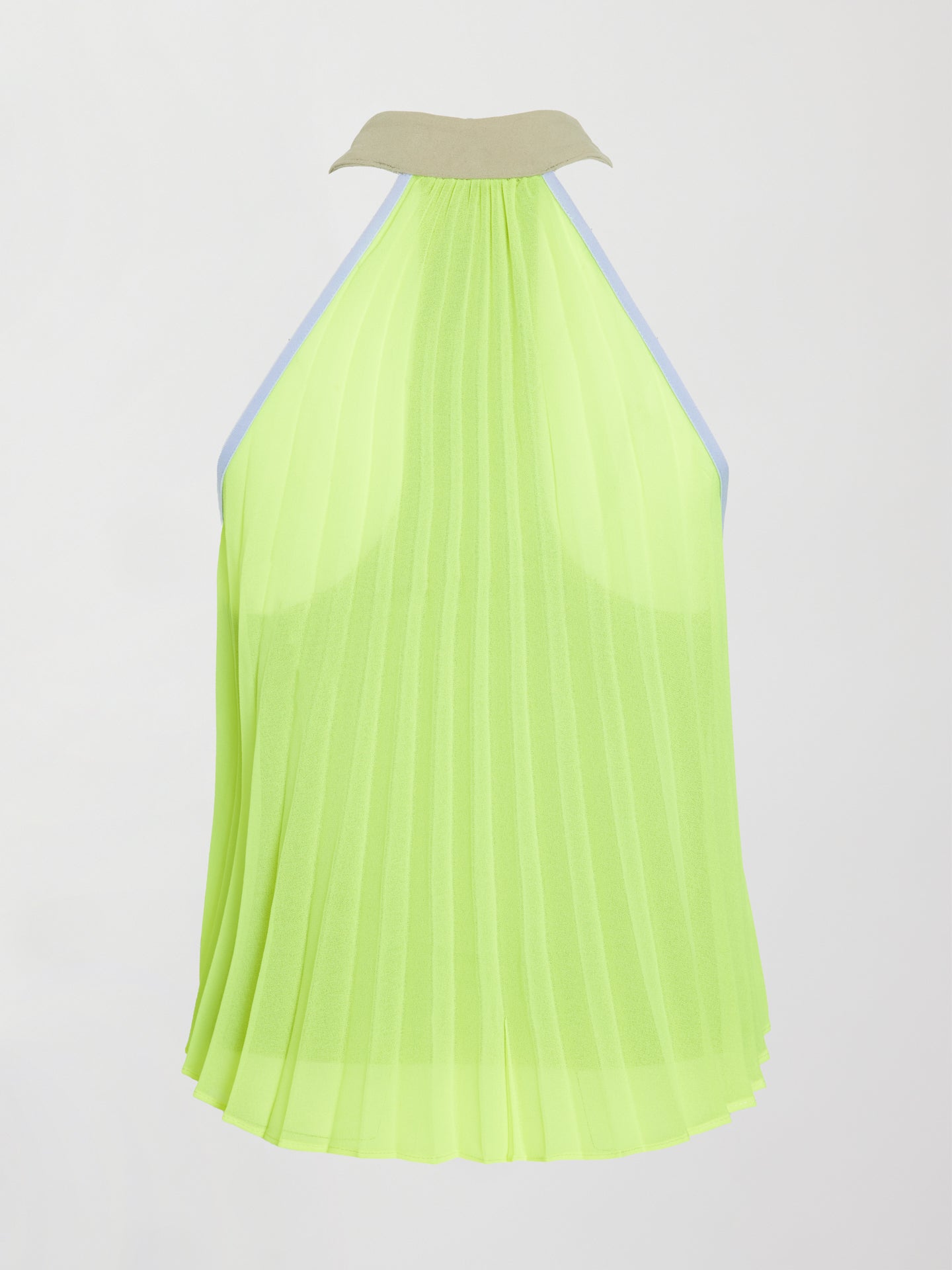 Carbon38 | Pleated Back Tank in Melt - Silversage / Acid Lime