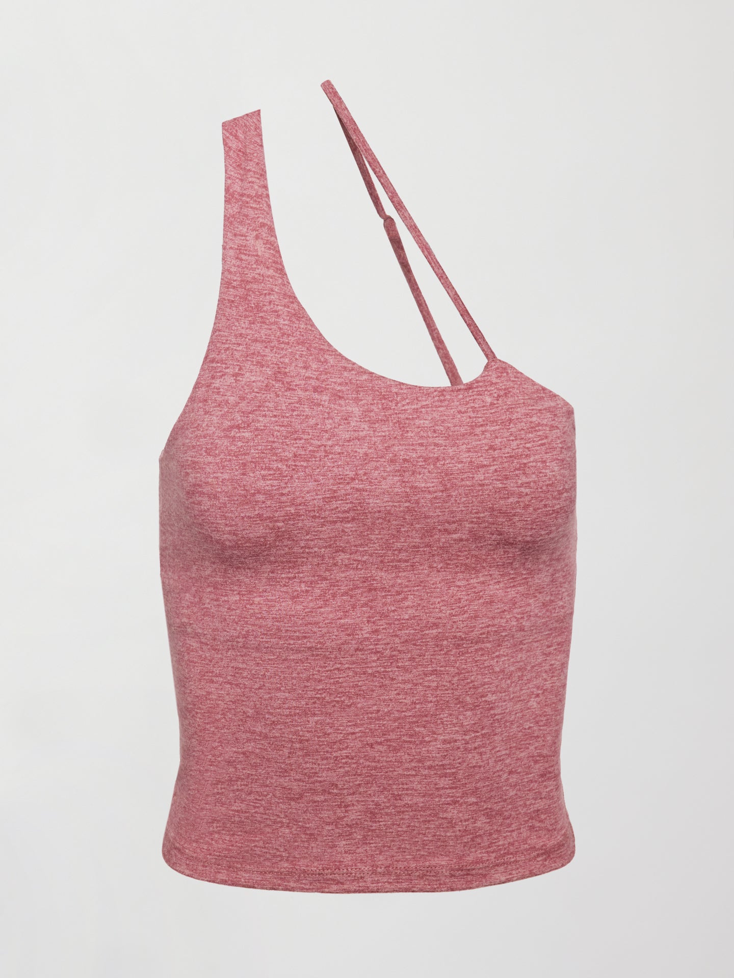 Carbon38 | One Shoulder Convertible Tank in Heather Melt - Hawthorn Rose Heather