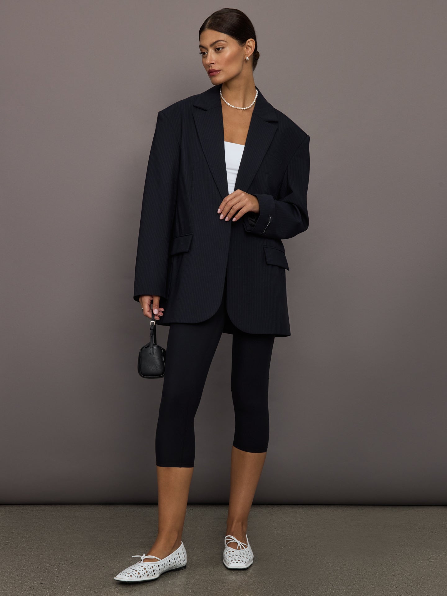 Carbon38 | Yago Blazer - Navy Pinstripe