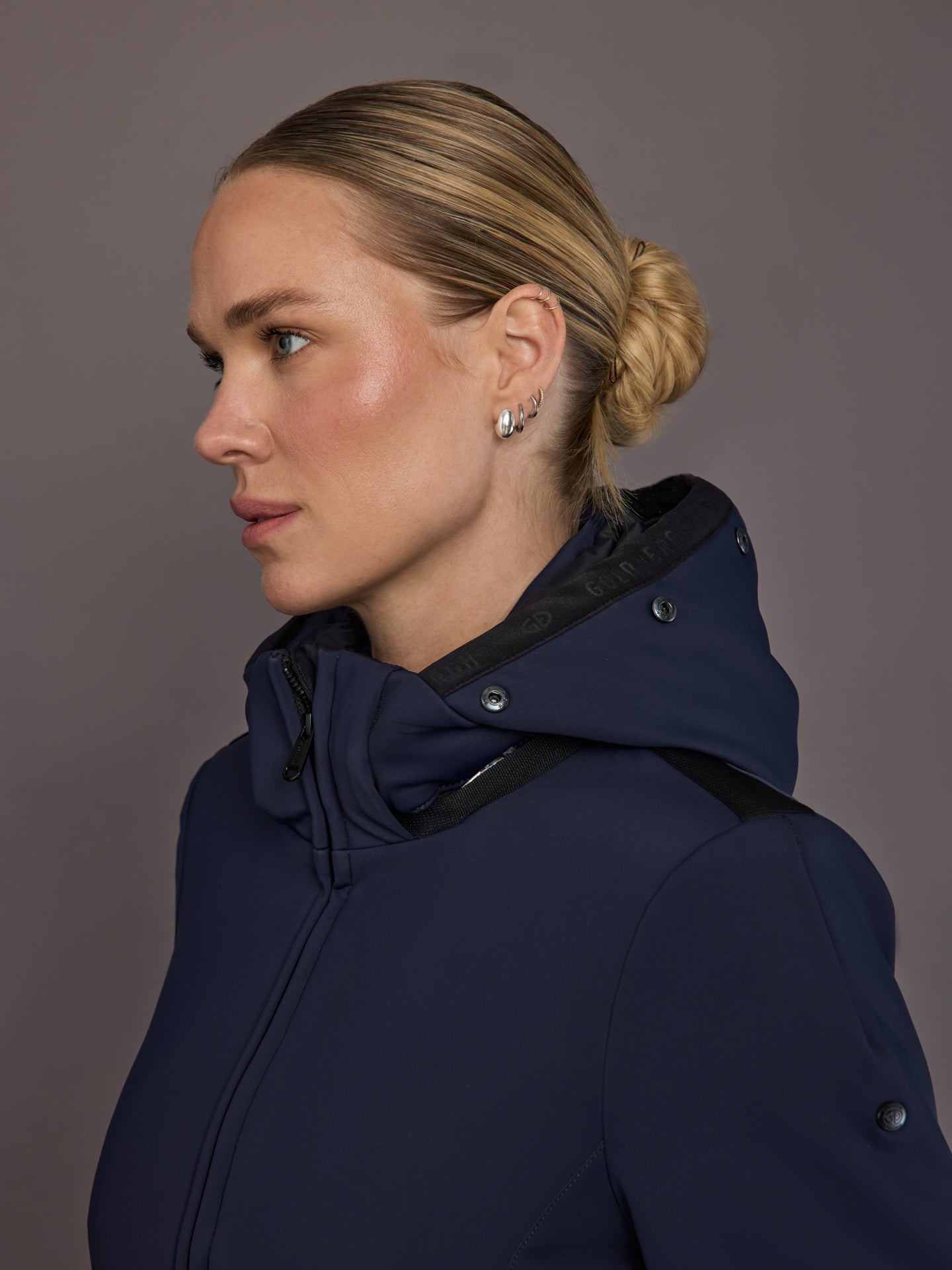 Carbon38 | Hida Ski Jacket Faux Border - Navy