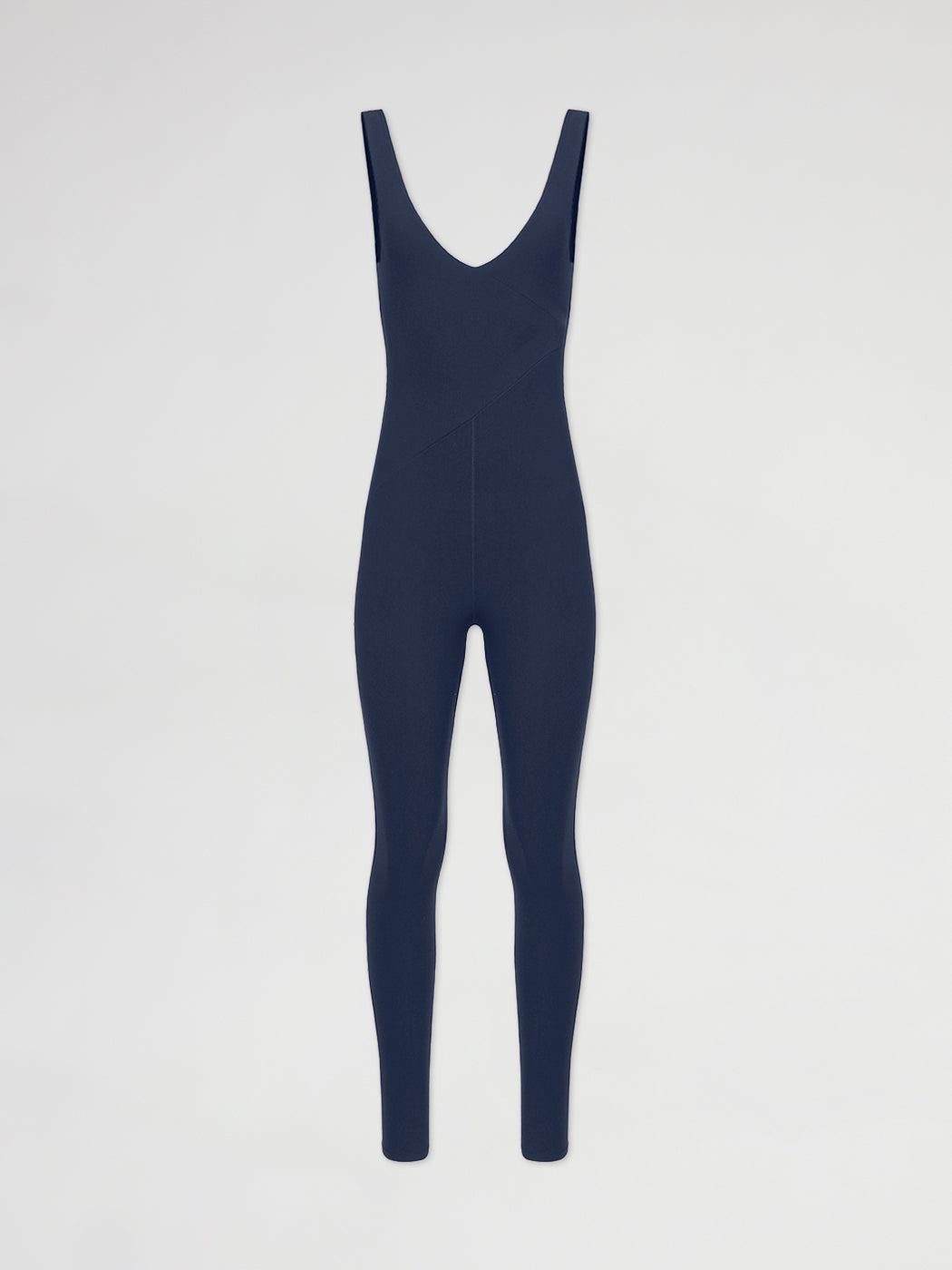 Carbon38 | V-Neck Jumpsuit in Melt - Navy Blazer