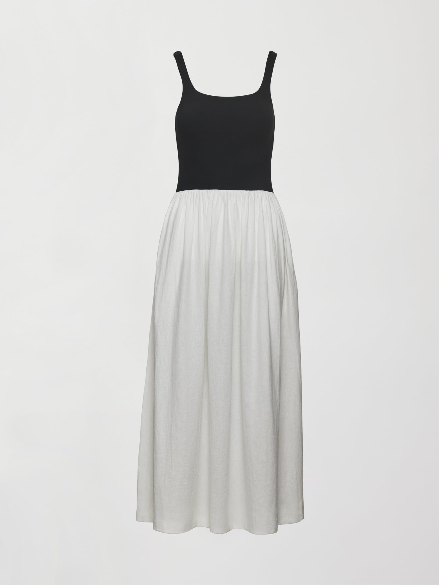 Carbon38 | Linen and Melt Dress - Black/White