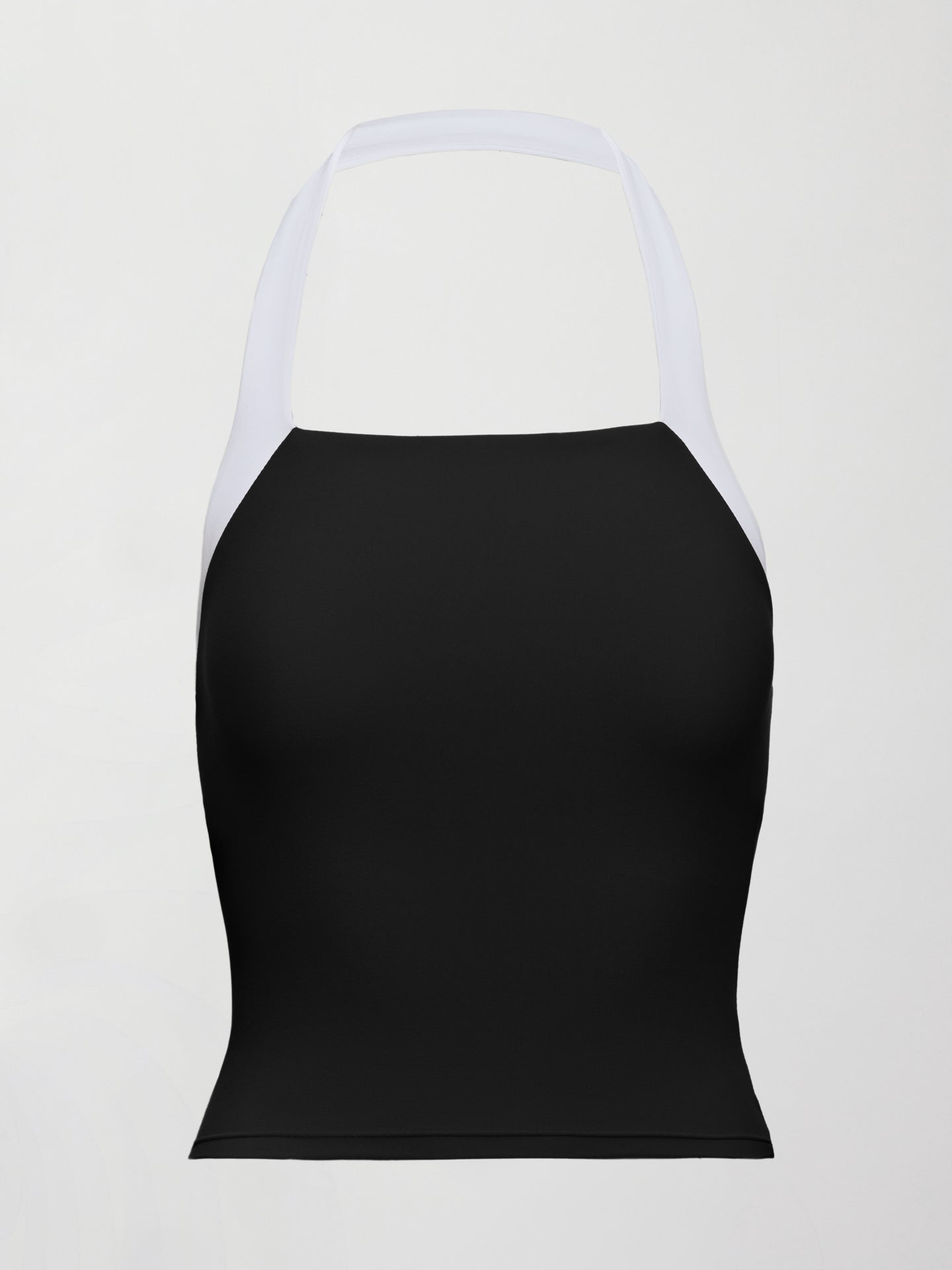 Carbon38 | Colorblock Halter Tank in Melt - Black/White