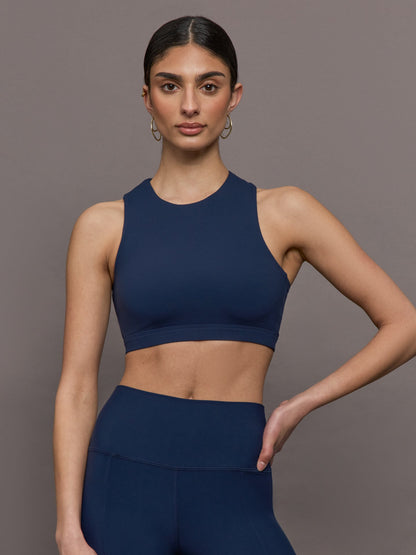 Carbon38 | Open Back Bra in Melt - Navy Blazer