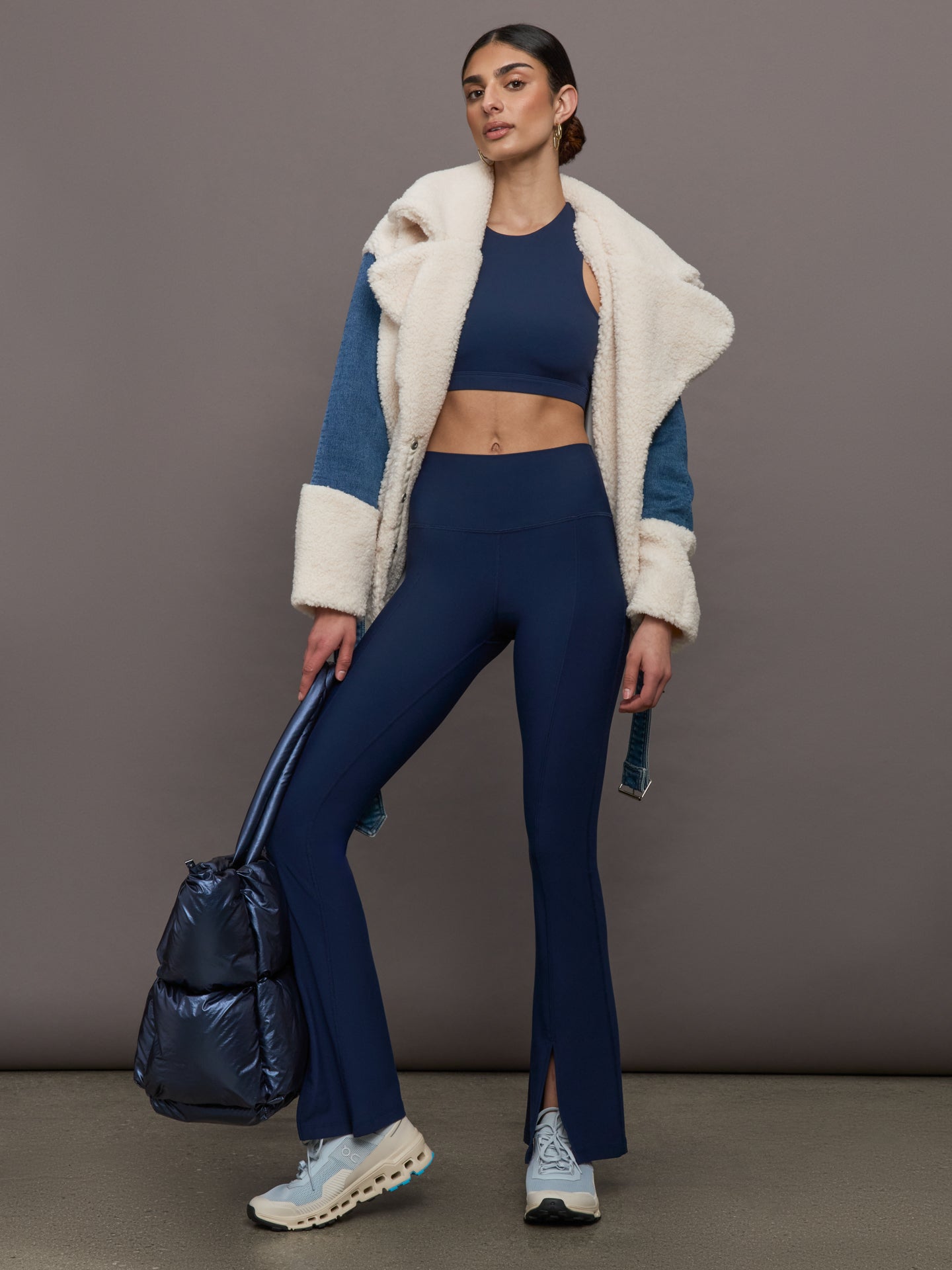 Carbon38 | Open Back Bra in Melt - Navy Blazer