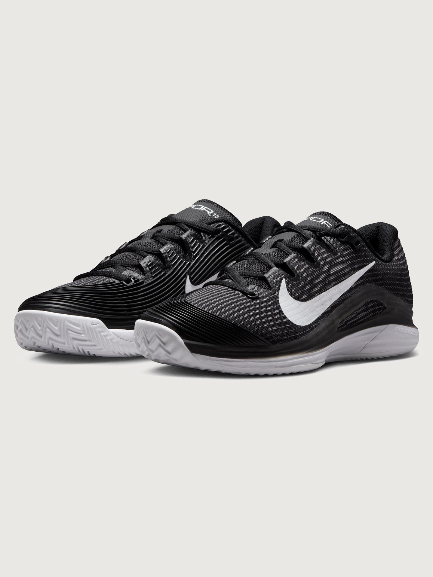 Carbon38 | Nike Vapor 12 - Black/White-DK Smoke Grey