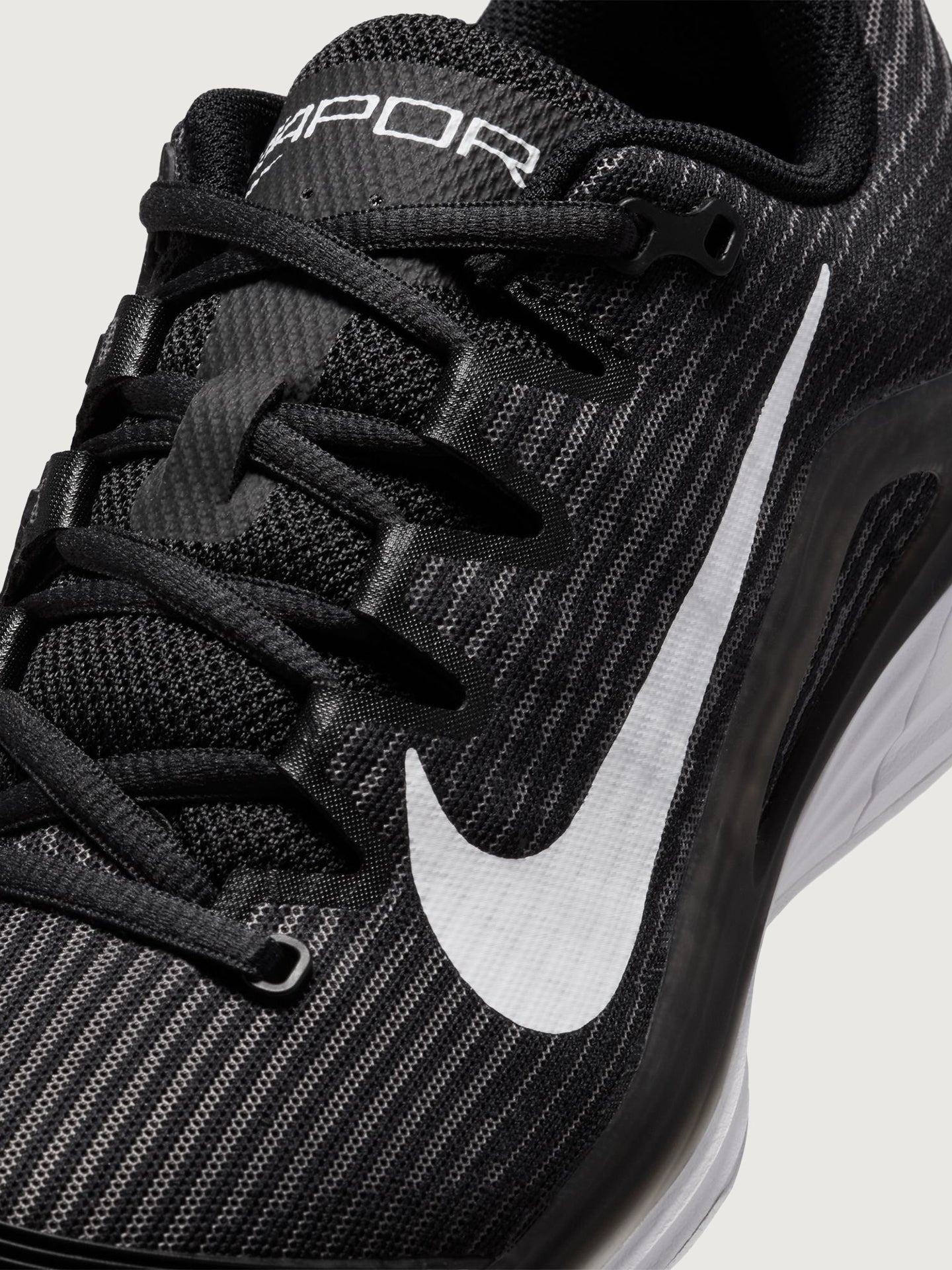 Carbon38 | Nike Vapor 12 - Black/White-DK Smoke Grey