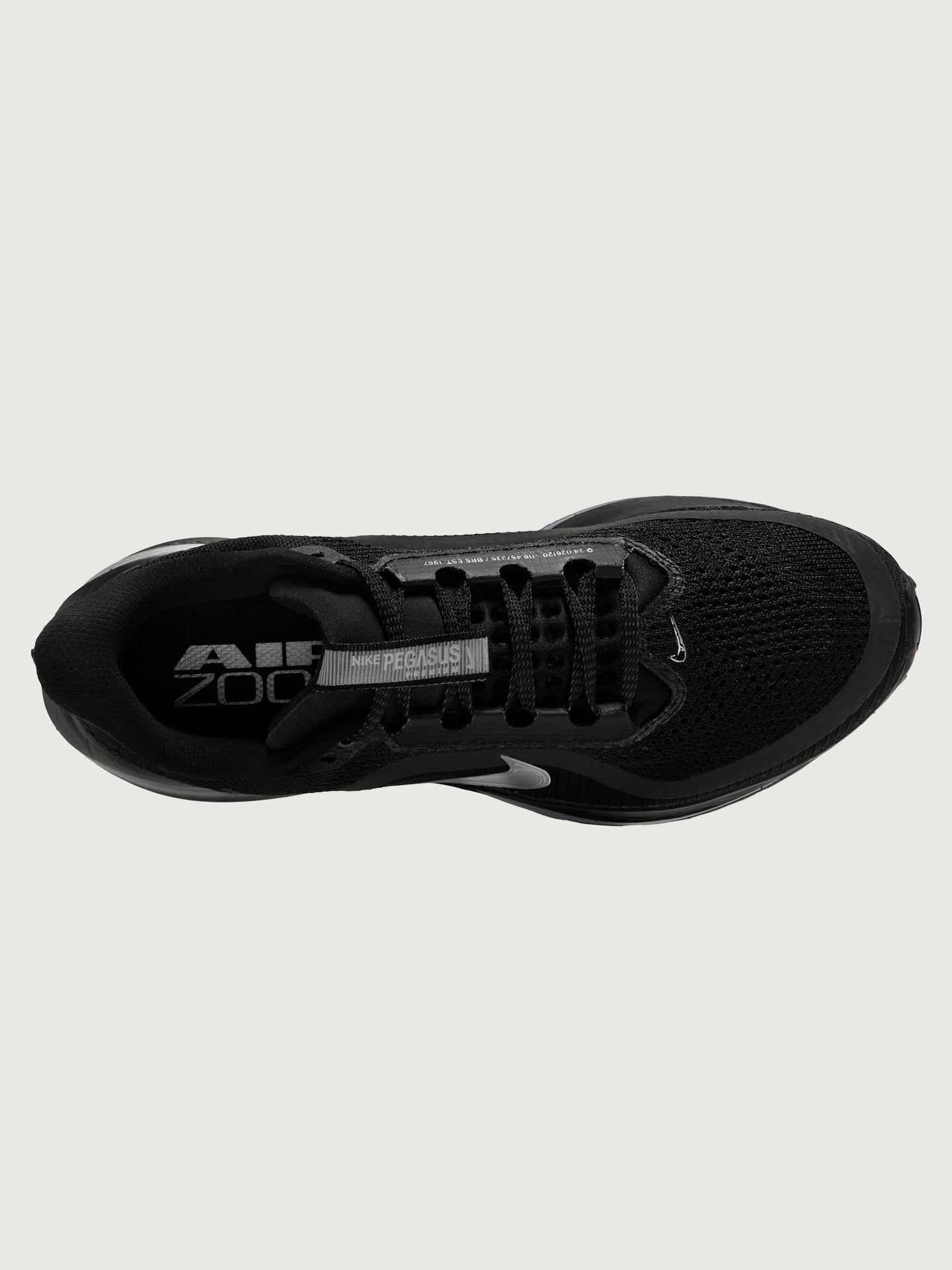 Carbon38 | W NIKE PEGASUS PREMIUM - Black/Black-Metallic Silver