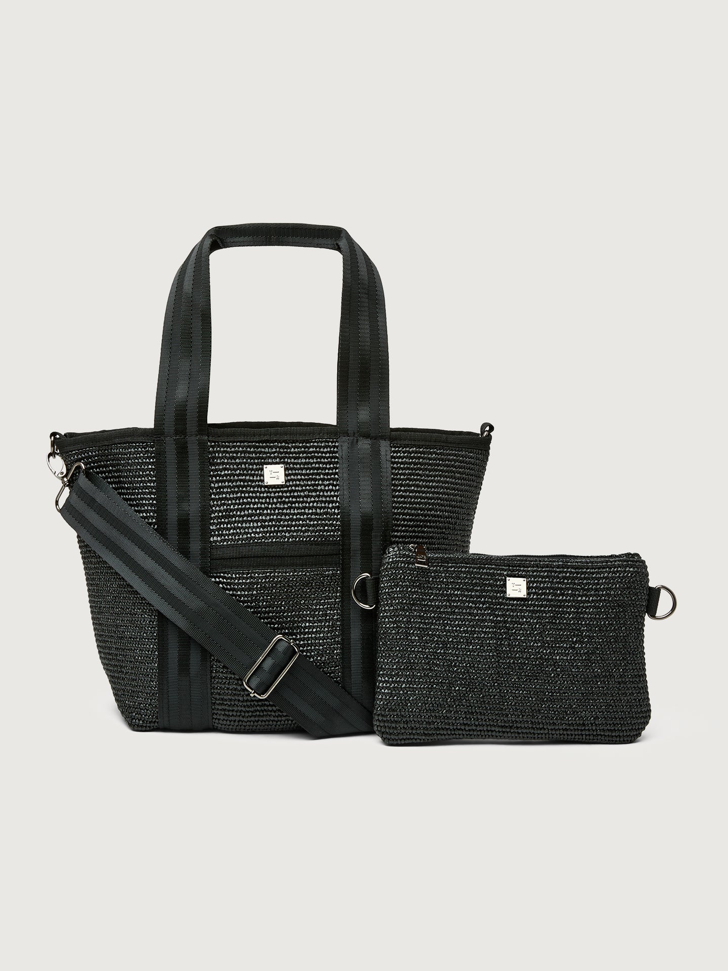 Carbon38 | Capri Tote - Black Raffia