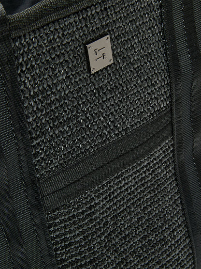 Carbon38 | Capri Tote - Black Raffia