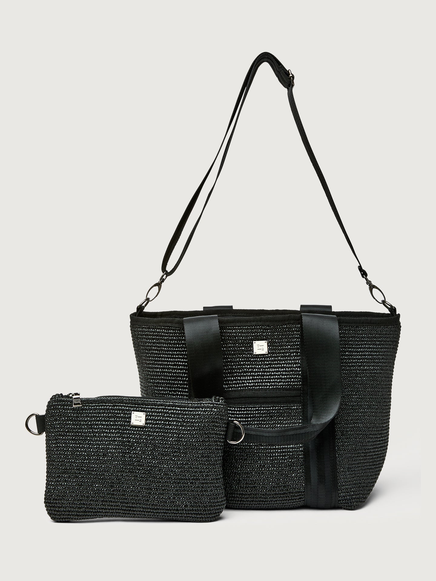 Carbon38 | Capri Tote - Black Raffia