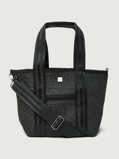 Carbon38 | Capri Tote - Black Raffia