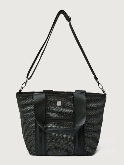 Carbon38 | Capri Tote - Black Raffia