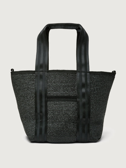 Carbon38 | Capri Tote - Black Raffia