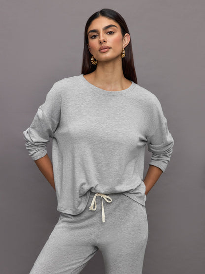 Carbon38 | Pullover Sweatshirt - Heather Grey