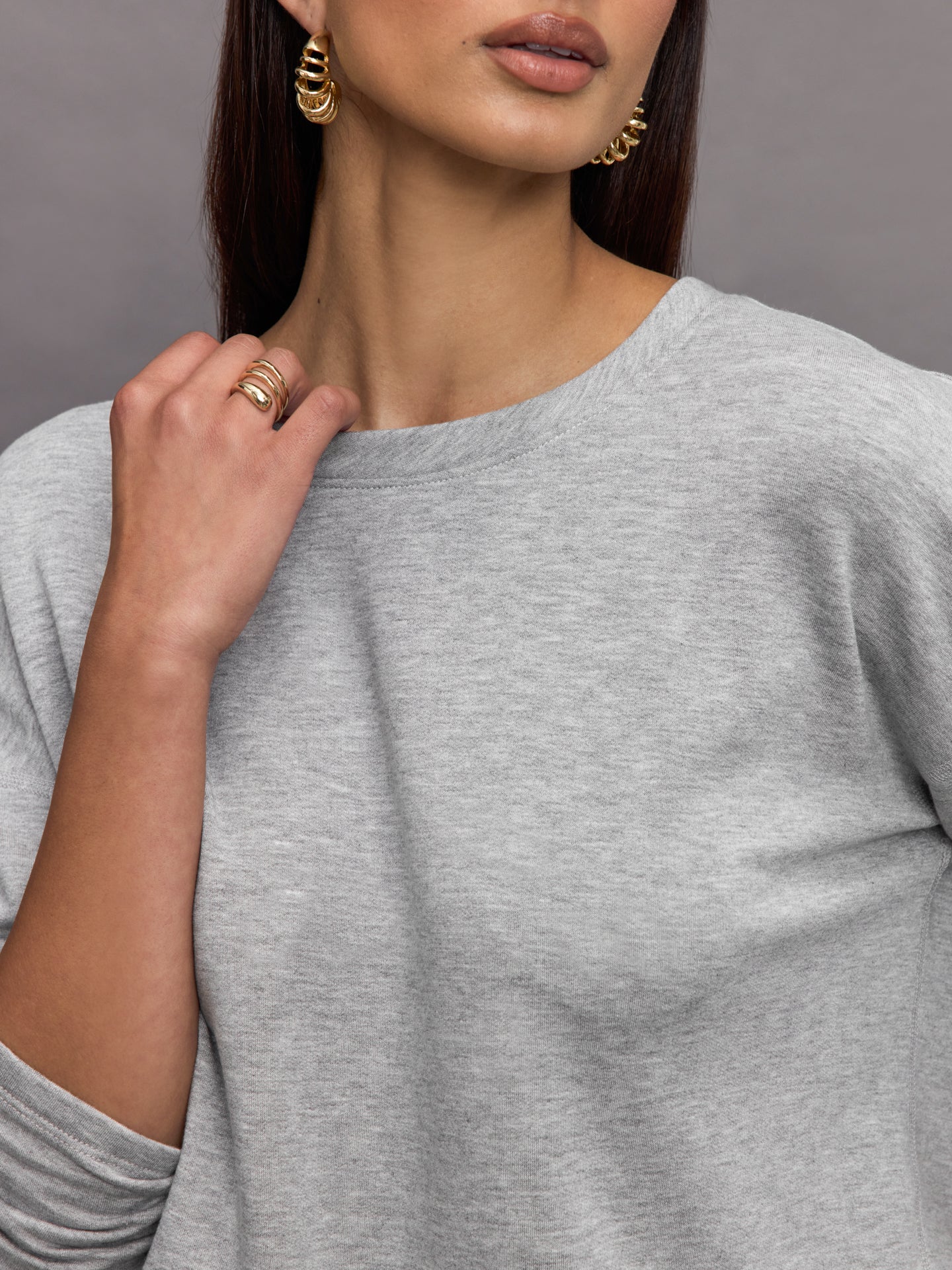 Carbon38 | Pullover Sweatshirt - Heather Grey