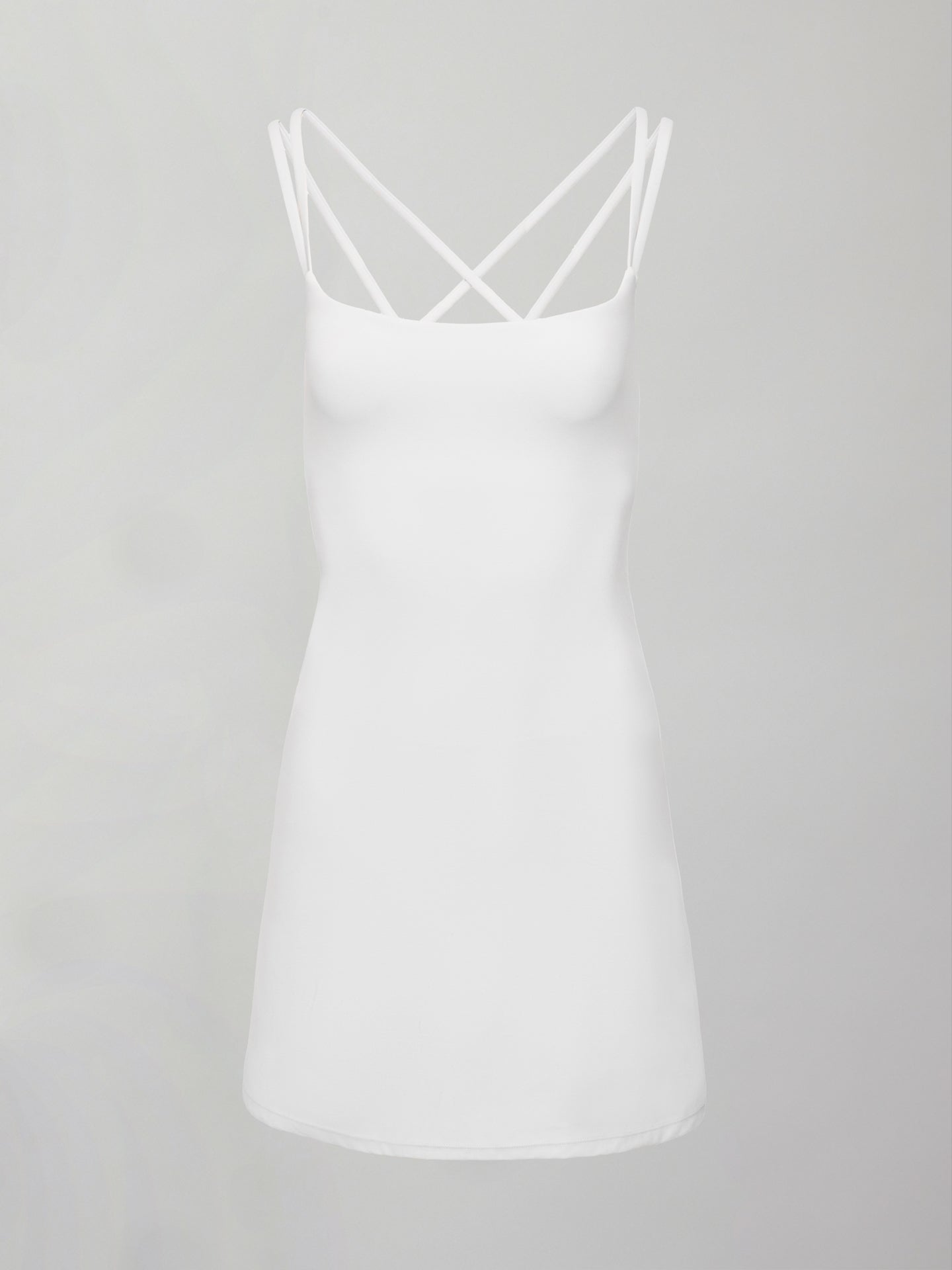 Carbon38 | Strappy Dress in Melt - White