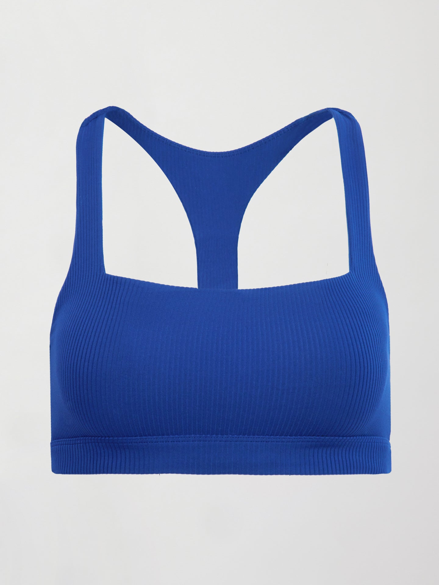 Carbon38 | Racerback Bra in Ribbed Melt - Cobalt