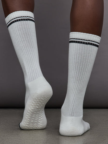 Carbon38 | Varsity Crew - White