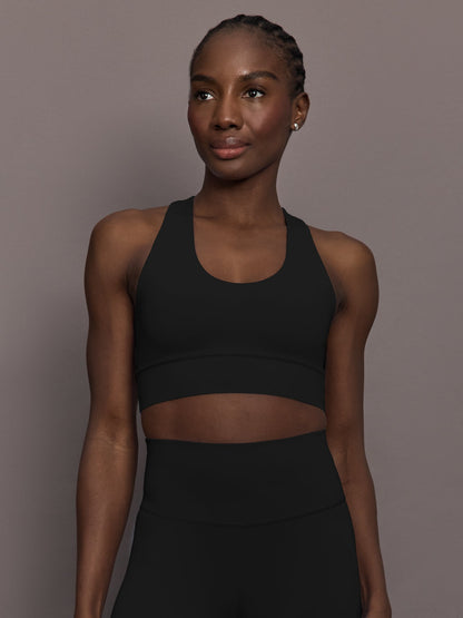 Carbon38 | Support Bra in Diamond Compression - Black