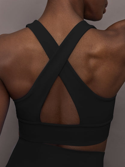 Carbon38 | Support Bra in Diamond Compression - Black