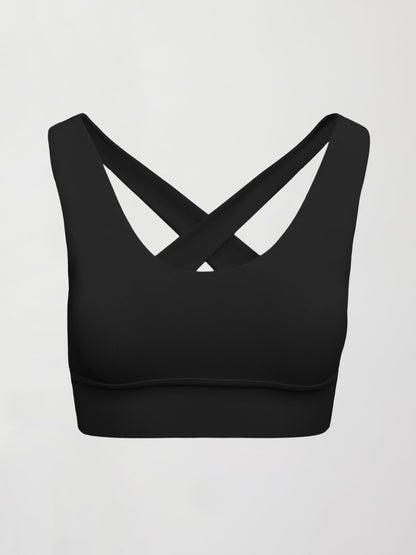Carbon38 | Support Bra in Diamond Compression - Black
