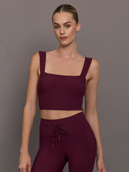 Carbon38 | Square Neck Bra in Melt - Fig