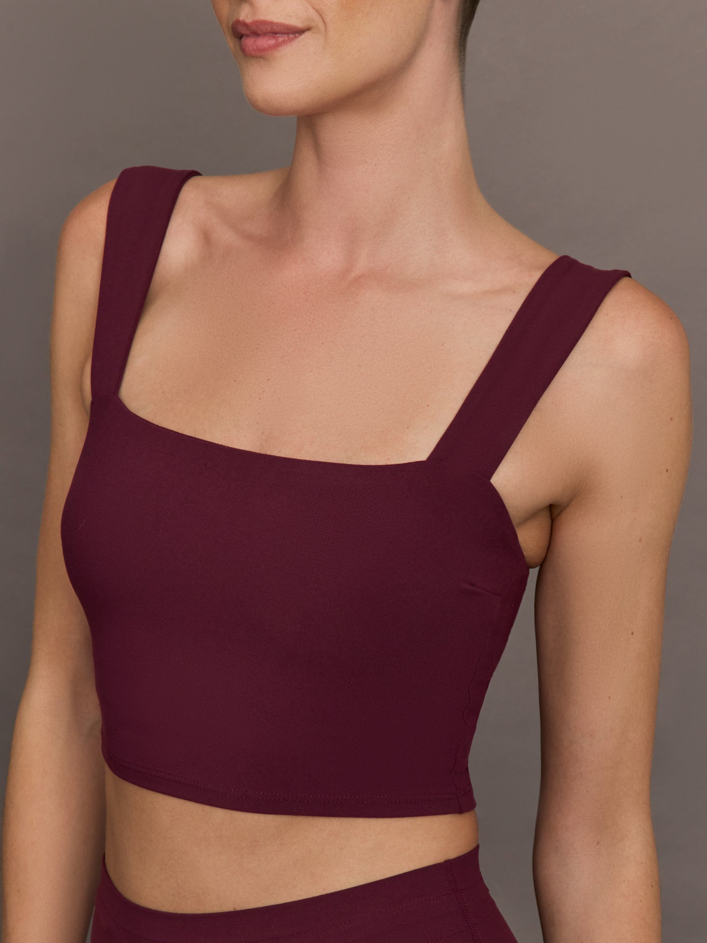 Carbon38 | Square Neck Bra in Melt - Fig