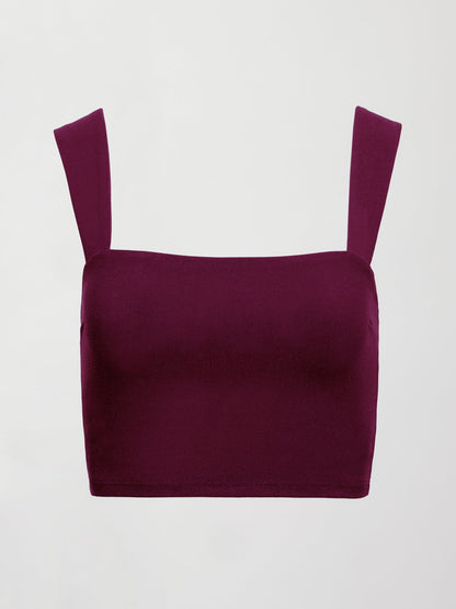 Carbon38 | Square Neck Bra in Melt - Fig