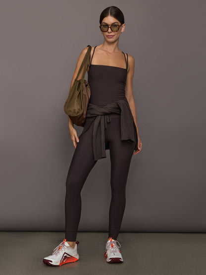 Carbon38 | Strappy Tank in Melt - Chocolate Torte