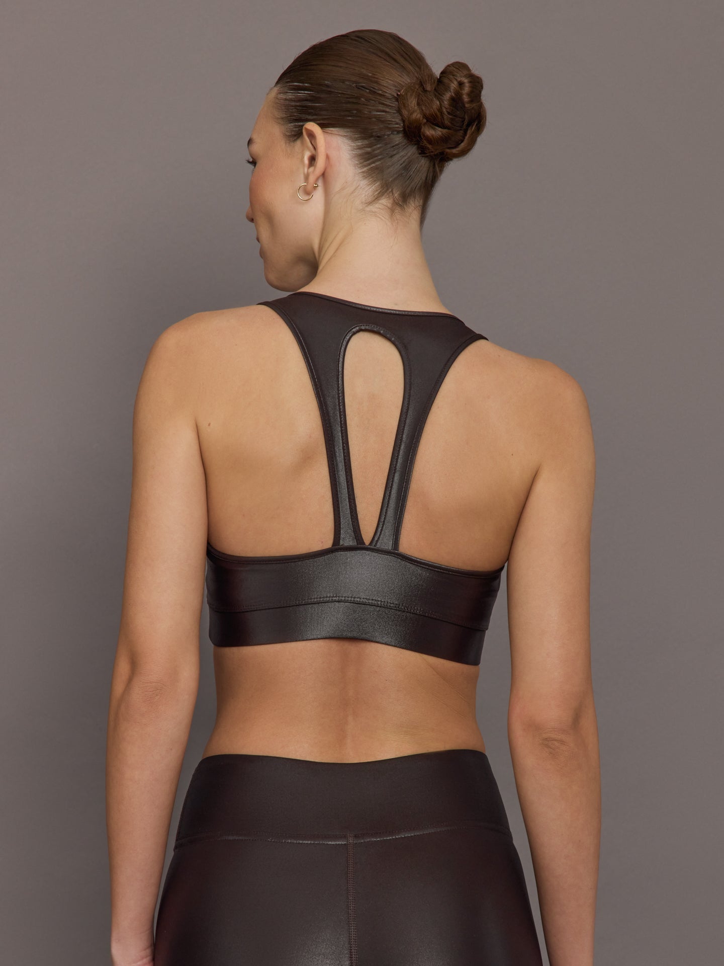 Carbon38 | Action Bra in Takara Shine - Chocolate Torte