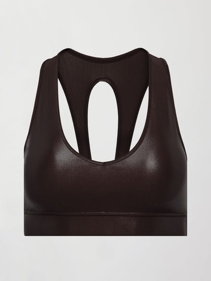 Carbon38 | Action Bra in Takara Shine - Chocolate Torte