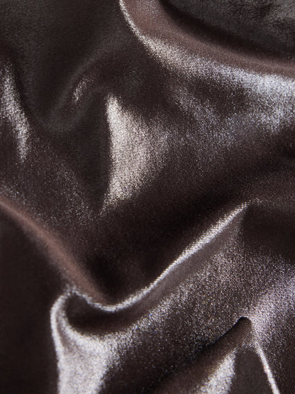 Carbon38 | Regular Rise 7/8 Legging in Takara Shine - Chocolate Torte