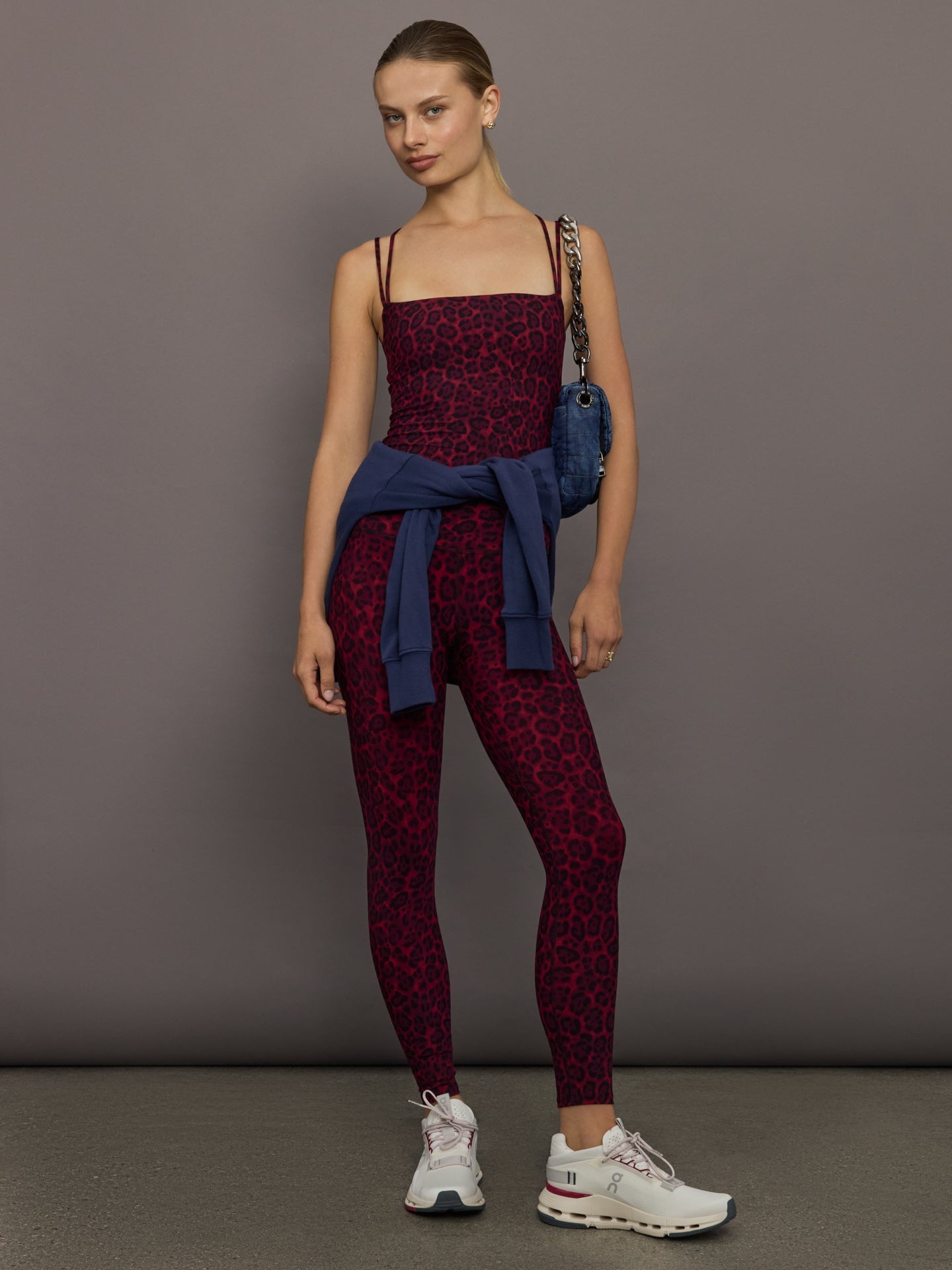Carbon38 | Strappy Tank in Melt - Red Leopard