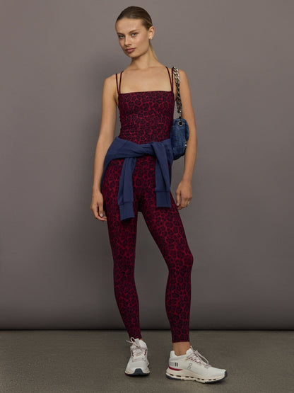 Carbon38 | Strappy Tank in Melt - Red Leopard