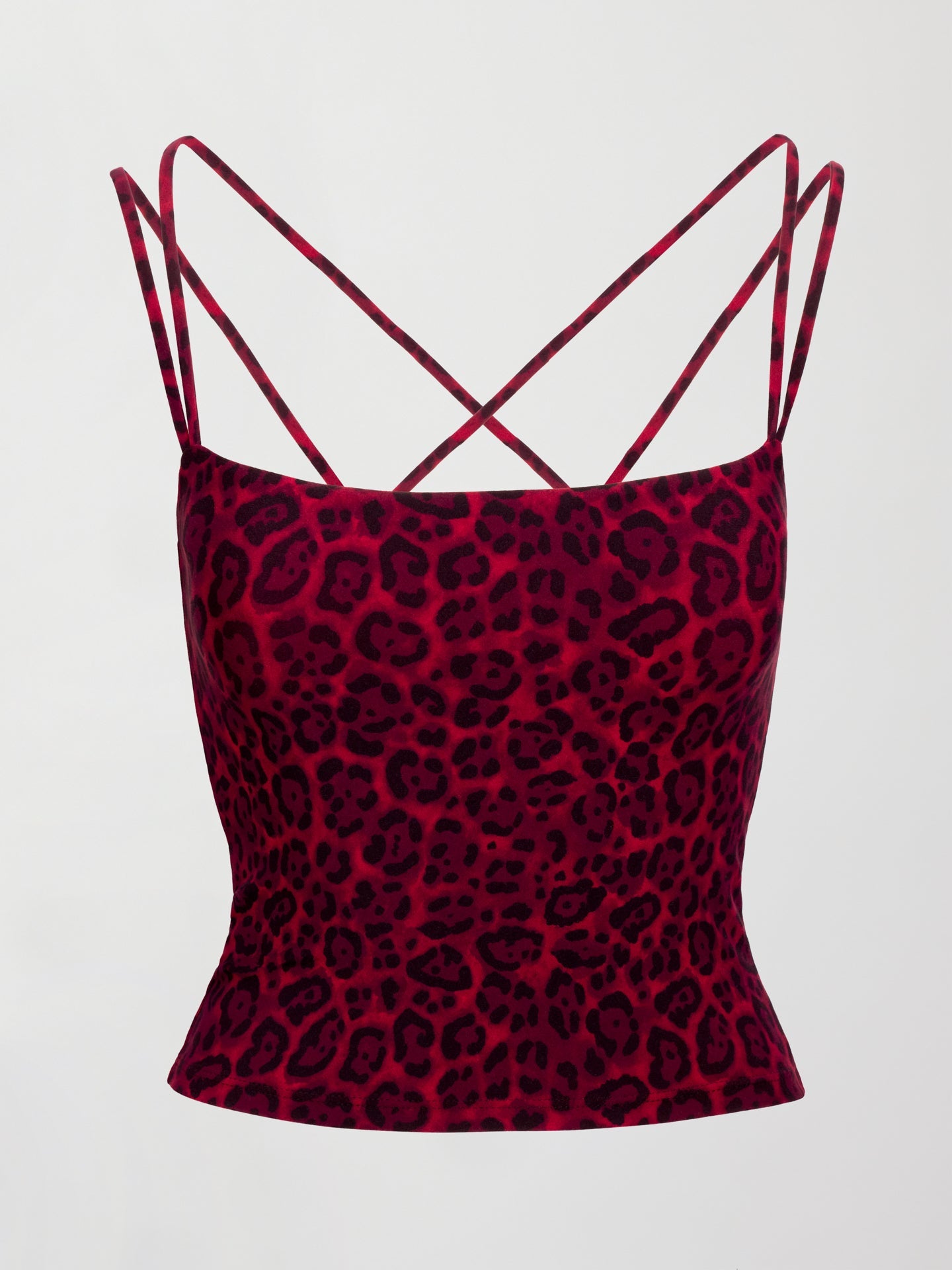 Carbon38 | Strappy Tank in Melt - Red Leopard