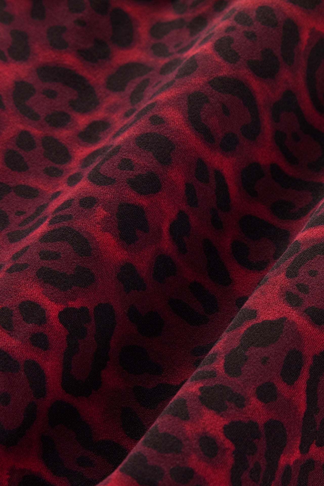 Carbon38 | Square Neck Bra Top in Melt - Red Leopard