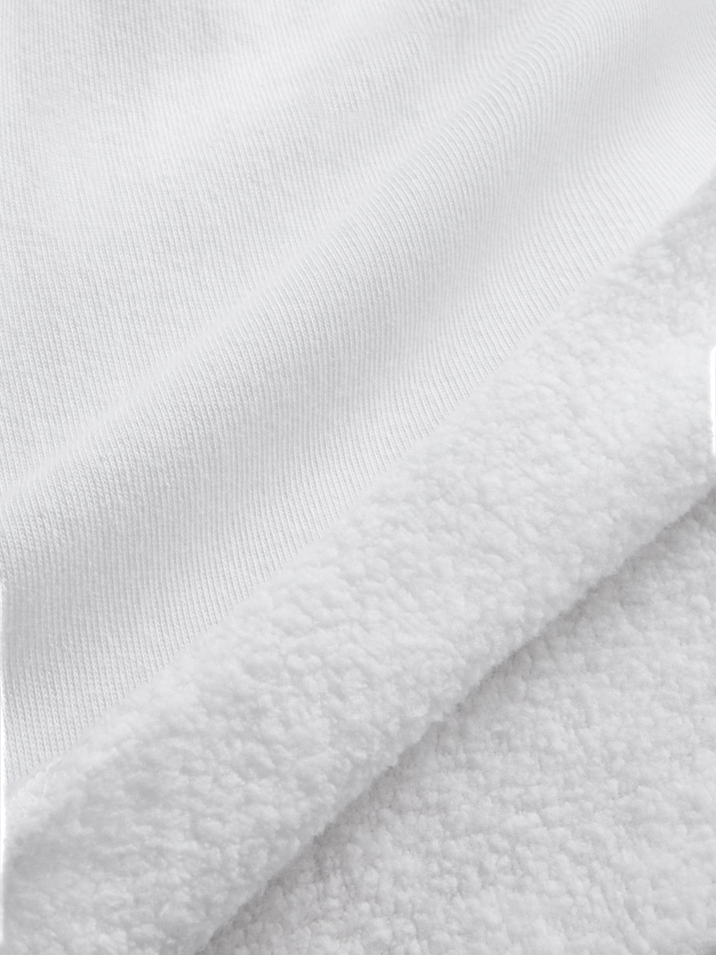 Carbon38 | Off Shoulder Sweatshirt in French Terry - White